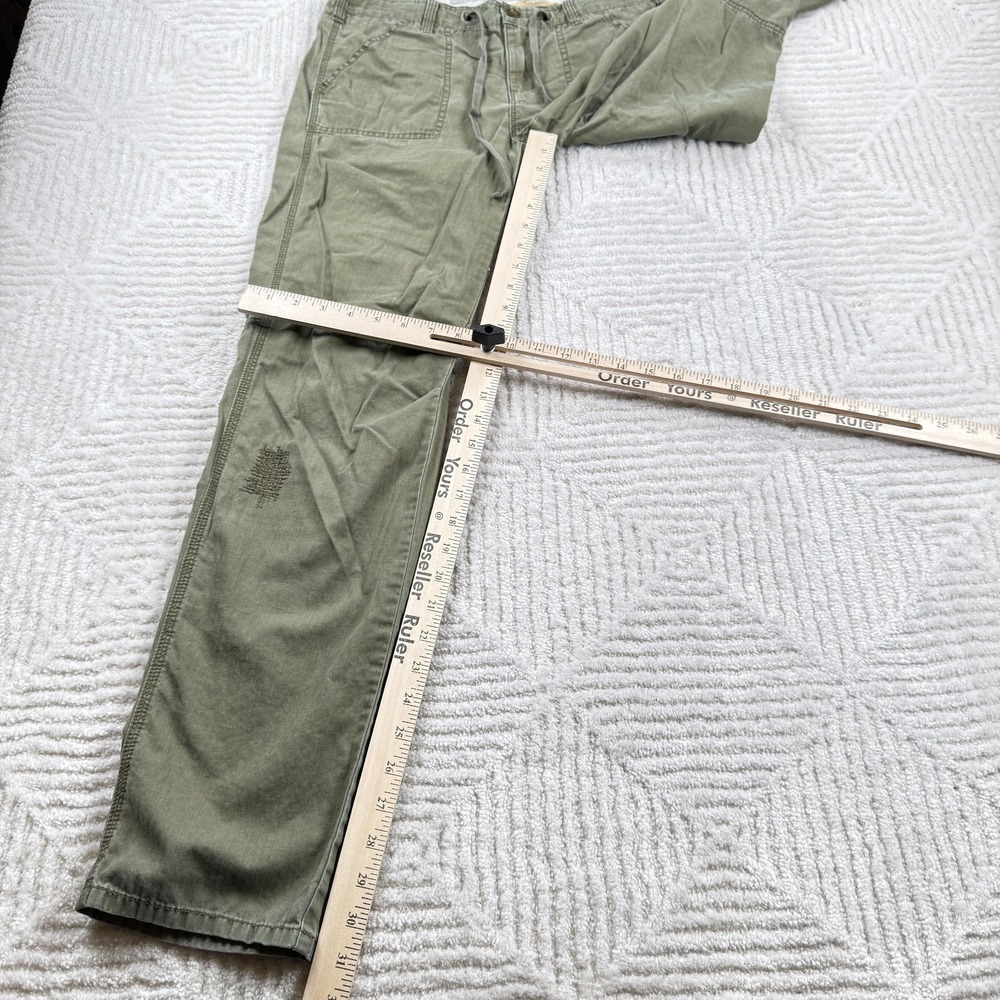 J Crew Pants Women 4 Green Favorite Fit Utility Skater Punk Army Tech Boho Y2k - Picture 4 of 14